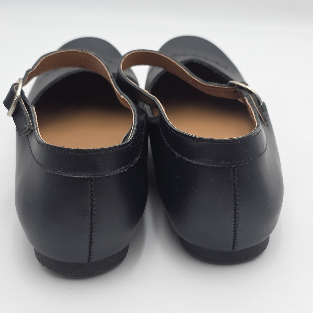 Adelisa & Co Black Leather Mary Jane Shoes Women's Size 42/11.5-12US - Picture 5 of 10